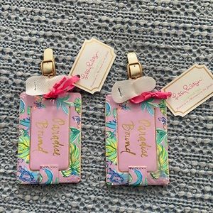 NWT Lilly Pulitzer Luggage Tags
